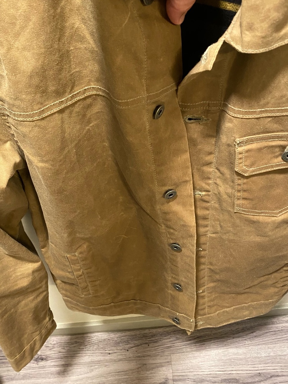 Huckberry - Flint & Tinder Men's Brown waxed Canvas Jacket - Medium - Excellent! - Picture 4 of 12